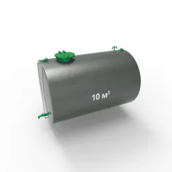 Фото резервуара (емкости) горизонтального стального двустенного РГД (РГСД) 10 м3 Резервуар (емкость) горизонтальный стальной двустенный РГД (РГСД) 10 кубов