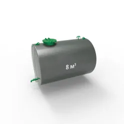 Фото резервуара (емкости) горизонтального стального РГС (РГСН) 8 м3 Резервуар (емкость) горизонтальный стальной РГС (РГСН) 8 кубов